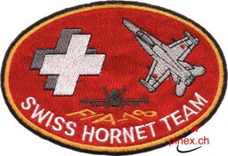 Picture of F/A-18 Swiss Hornet Team gesticktes Abzeichen